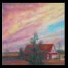 Country Sunset 
Pastel, 2015 