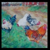 Farm Chickens
Pastel, 2013