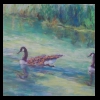 Geese at Site M
Pastel, 2013