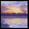 Late Fall Sunset
Pastel, 2021