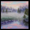 Misty Morning at the Pond
Pastel, 2021