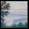 Sunrise and Fog in Valley
Pastel, 2016